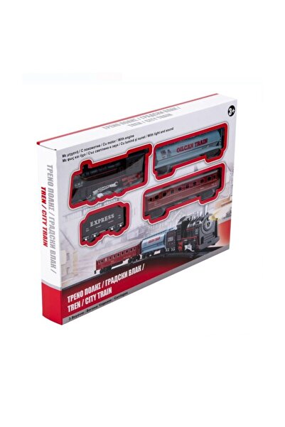 OEM Tren de jucărie Express cu sunet și lumini, 85x67 cm
