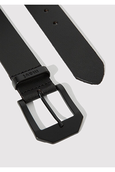 Mavi Schwarzer Ledergürtel 0911647 -900