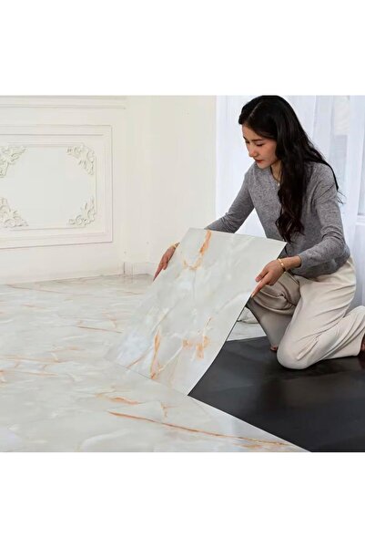 Renkli Duvarlar 60cm X 60cm 1 Adet Yapışkanlı Yer Zemin ve Duvar Kaplama Paneli Arkası Kauçuklu Floor Pvc 31P