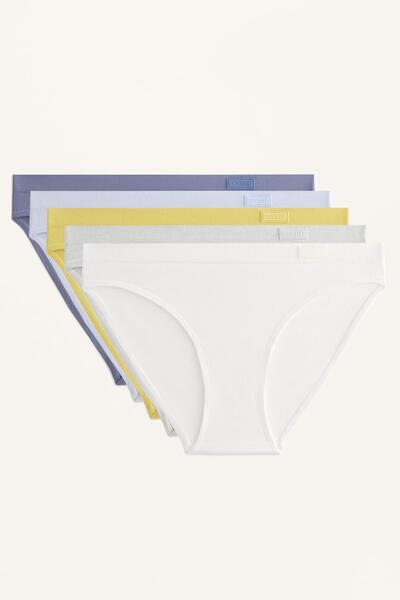 Oysho 5 seamless soft touch classic briefs
