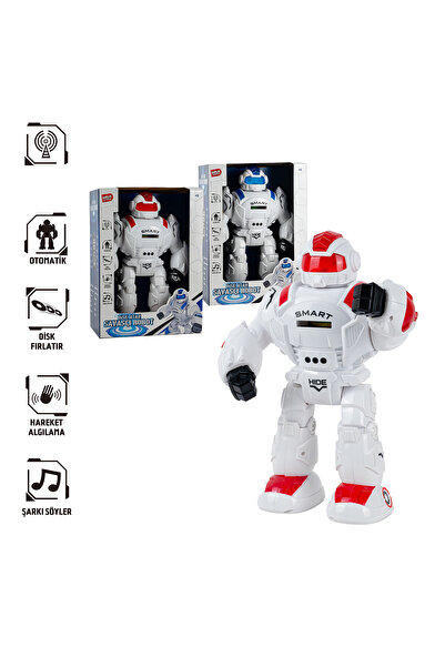 Genel Markalar 27115 Kumandalı Disk Atan Süper Robot -Birliktoys