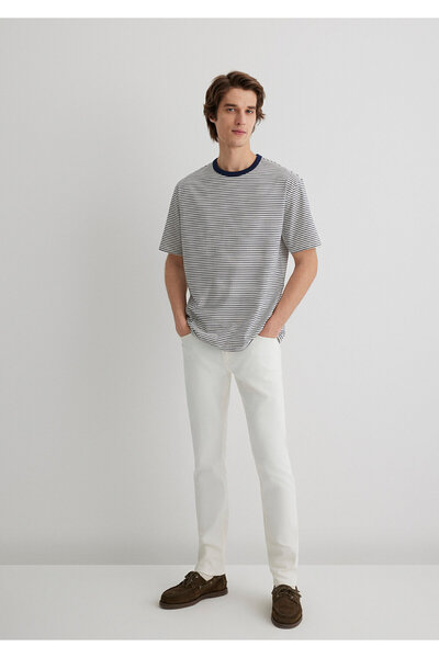 Mavi Jake Blue Black Ecru Jeanshose 0042288003