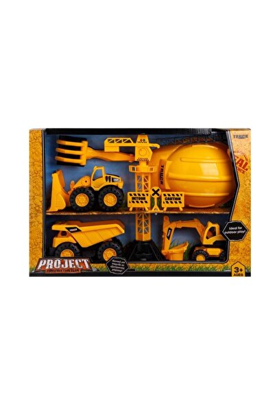 OEM Set de jucării cu vehicule de construcții, accesorii și cască