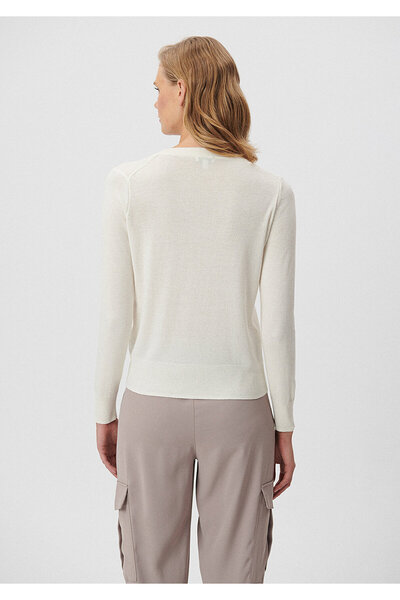 Mavi Beyaz Kazak Slim Fit / Dar Kesim 1710400-70057