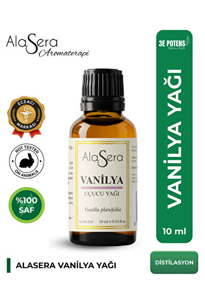Ala Sera زيت الفانيليا 10 مل من ألاسيرا - نقي 100%