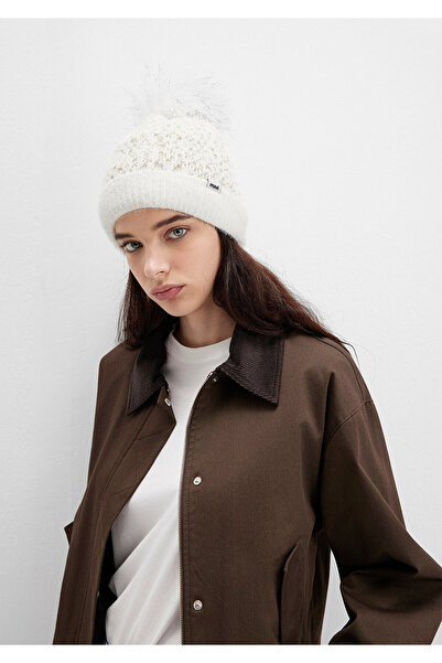 Mavi Ecru baret s bambulí 1911778 -34523