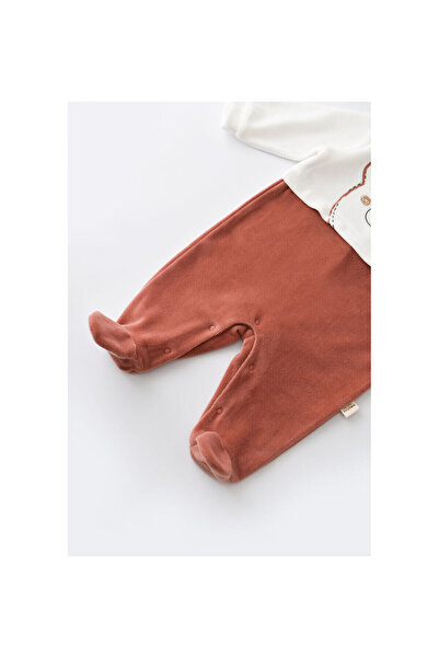 BabyCosy 2D2B Teddy Velvet Booties Jumpsuit