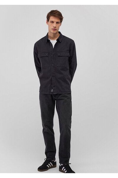 Mavi Чорна джинсова сорочка Jean Logan 90-х Regular Fit 021077485822