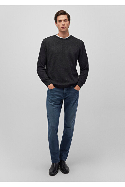 Mavi Велосипедний комір Чорний Базовий светр Slim Fit / Вузький крій 070781-900