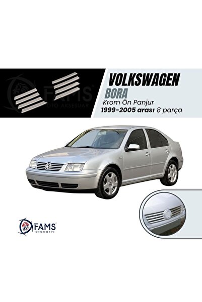FAMS OTO AKSESUAR Vw Bora Krom Ön Panjur 8 Prç, 1998-2005 P, Çelik