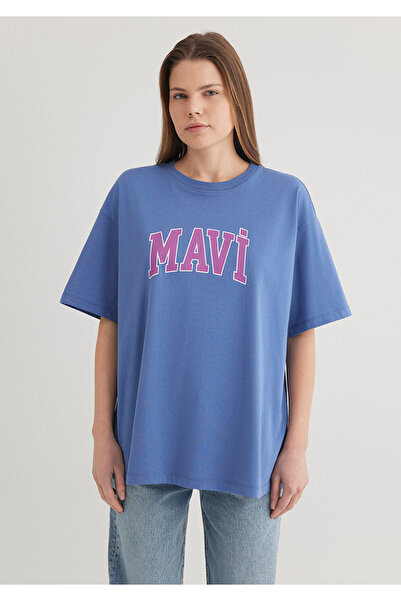 Mavi Logo Printed T-Shirt Oversize / Wide Cut 1600843-70662