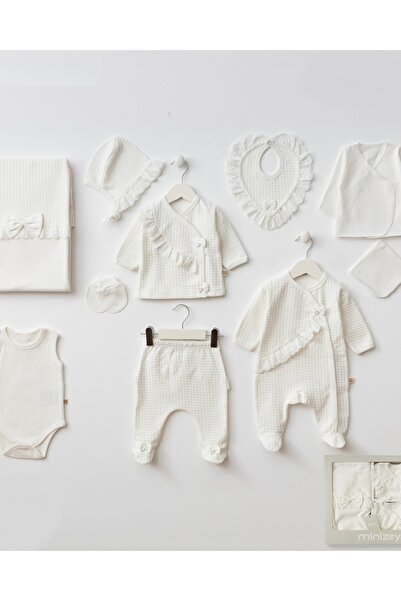 Mert Baby طقم دايانا وافل مكون من 10 قطع من القطن العضوي بنسبة 100% للفتيات ح...