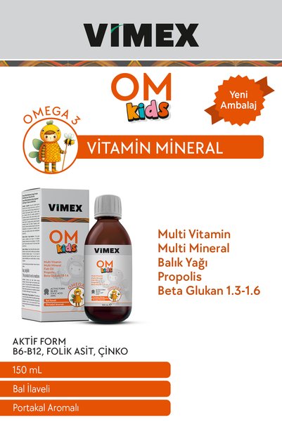 MSL Vimex-om Çocuk Vitamin Propolis Balık Yağı