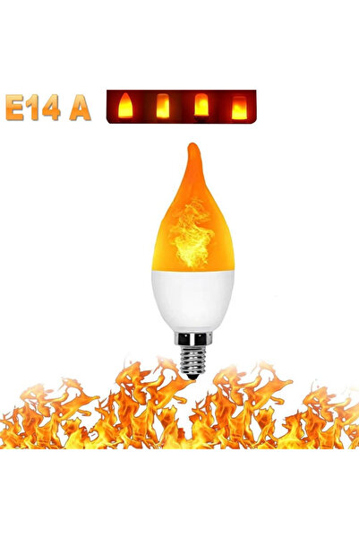 Choice E14 3 أوضاع A B22 E27 مصباح LED بتأثير اللهب 4 أوضاع محاكاة النار المت...