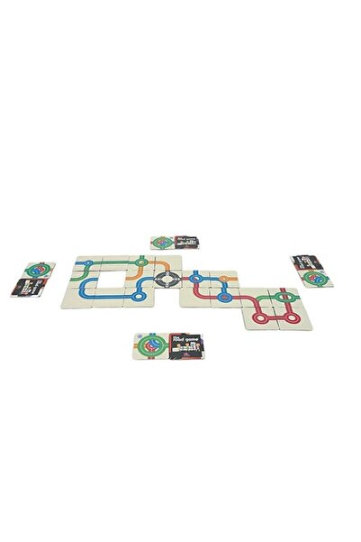 TÜZDER Road Game - Age 5+ 2-4 Players Intelligence and Mind Game