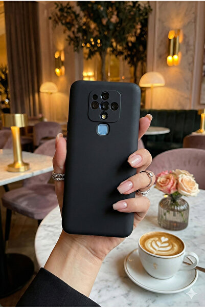 Hatreds Tecno Camon 16 Uyumlu İçi Kadife Mat Renkli Kamera Korumalı Kılıf - S...