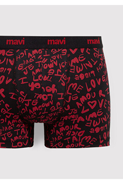Mavi Bedruckte schwarze Boxershorts0910948-900