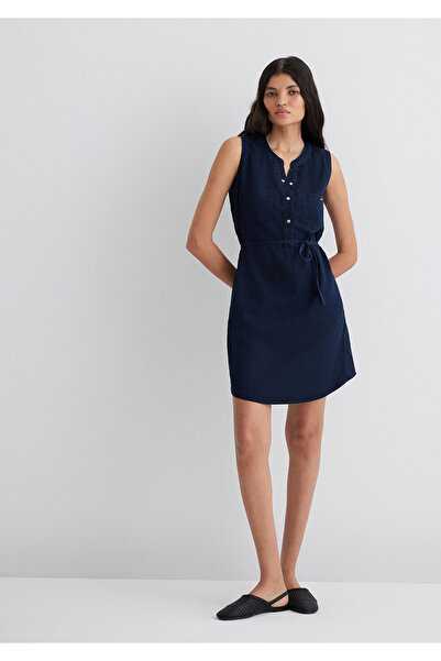 Mavi Suzy Gold Classic Jean Ink Dress - 130317 -81270