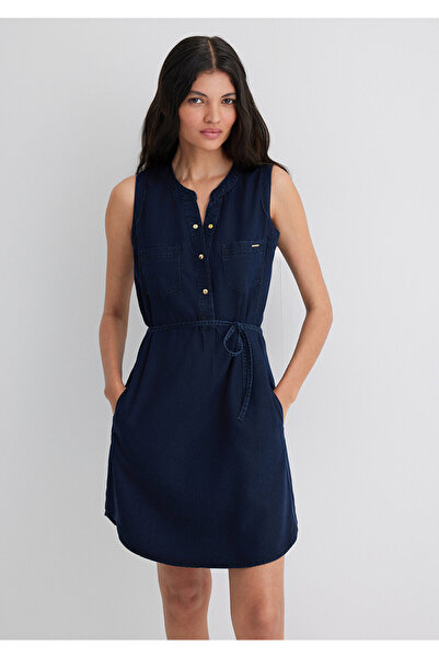 Mavi Suzy Gold Classic Jean Ink Dress - 130317 -81270