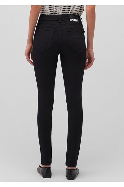 Mavi Tess M Girly Jet Black Jean Trousers 100328-35252