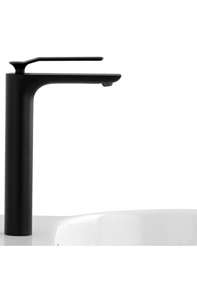 Maison Mex Tall washbasin mixer, MOONI, L.13.7 H.28.8 cm, black