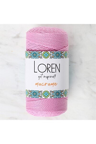 sylar حبل لورين مكرامية وردي محبوك يدويًا - RM 074 - 34332