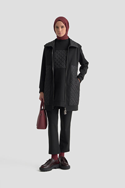 Armine TREND Triple Quilted Detailed Set-Tunic Pants Vest-25Kt654