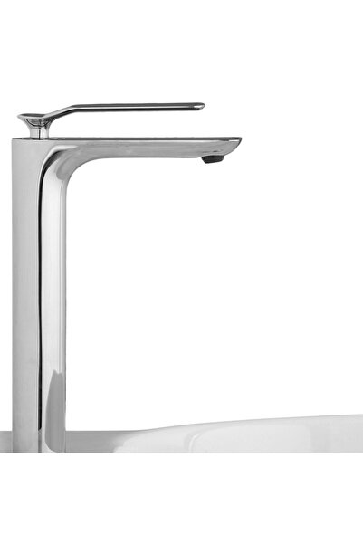 Maison Mex Baterie inalta lavoar, MOONI, L.13.7 H.28.8 cm, cromat