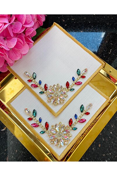 ELÇİÇEK HOME Sunum Peçete , Kokteyl Peçete , Kahve Yanı Sunum Peçete 2 adet