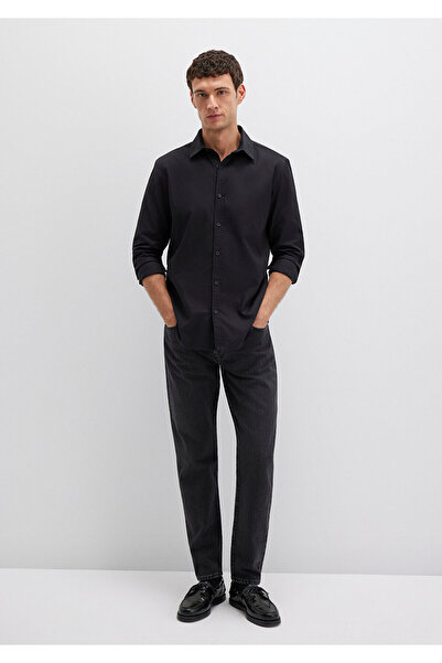 Mavi Μαύρο πουκάμισο Slim Fit / Tight Cut 8810217-900