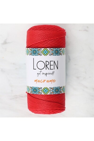 sylar حبل لورين مكرامية أحمر محبوك يدويًا - RM 0100 - 34334