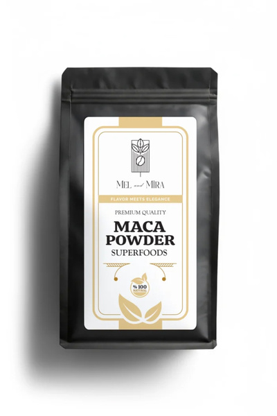 Mel and Mira Organik Maca Kökü Tozu 100g, Organic Maca Powder