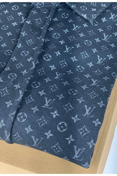 YusGos Men's Regular Fit Cotton High Quality Winter Lumberjack Shirt Black L