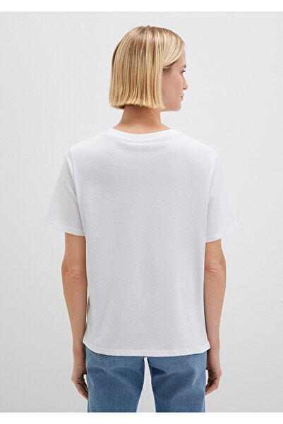 Mavi Λευκό μπλουζάκι Basic Regular Fit / Normal Cut 1600955-620