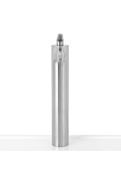 Maison Mex Tall washbasin mixer, NAOMI, L.15.1 l.4.5 H.29.9/26.5/24.1 cm, brushed grey