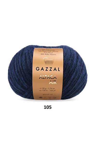 GAZZAL İPLİK Fir de tricotat Alpaca Air Baby Alpaka Merino 200g 4x50g 150m Ușor