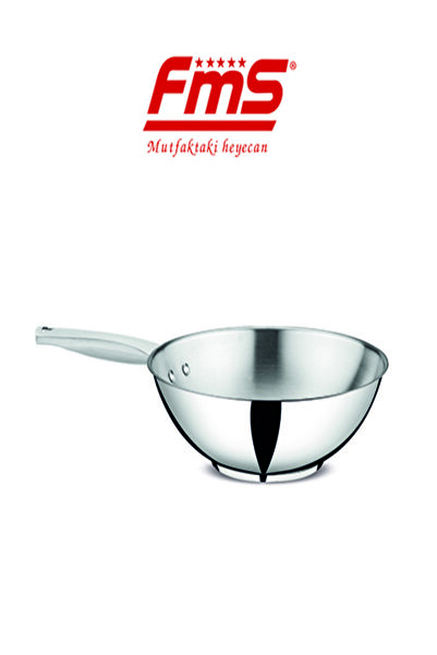 FMS Steel Wok Pan No:28