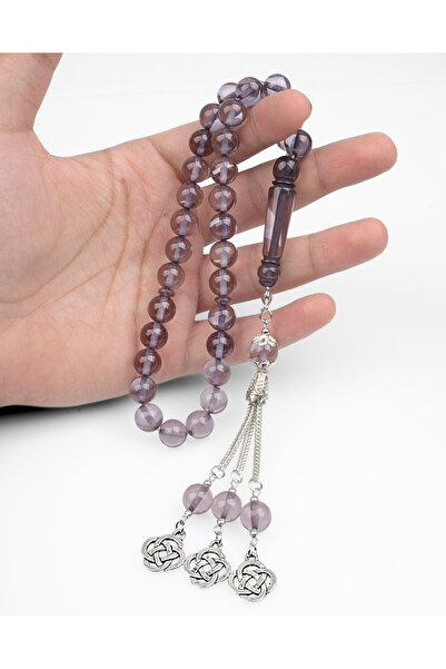 NAMAT مسبحة صلاة حصرية مصنوعة من غبار العنبر - 33 حبة، تتضمن صندوق هدايا