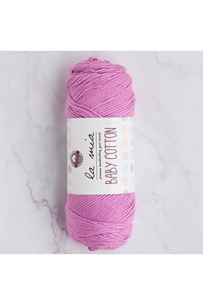 sylar حبل حياكة يدوي من القطن ليلك من La Mia Baby - L048 - 33638