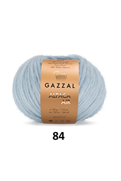 GAZZAL İPLİK Fir de tricotat Alpaca Air Baby Alpaka Merino 200g 4x50g 150m Ușor