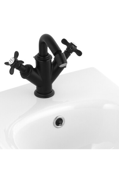 Maison Mex Bidet mixer, DANUBE, L.9.9 H.16.6 cm, black