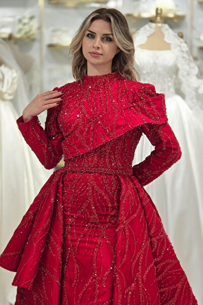 Yonca Moda Evi Kırmızı Yonca Nişanlık 8000