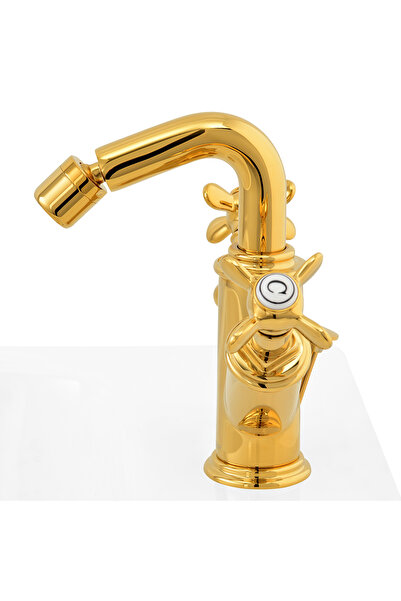 Maison Mex Bidet mixer, DANUBE, L.9.9 H.16.6 cm, gold