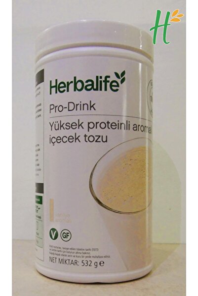Herbalife Pro Drink – Ekstra protein takviyesi için bitki bazlı, hafif vanilya aromalı toz karışım Vegan