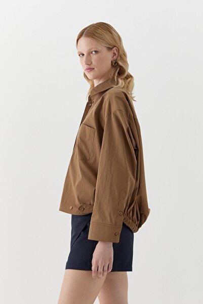 MARKALİSTE Pocketed Shirt Tan