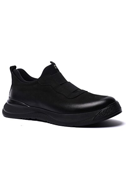 Pierre Cardin 61001 Black Nubuck Eva Sole Men's Shoes