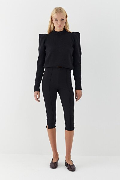 MARKALİSTE Elastic Short Tights Black