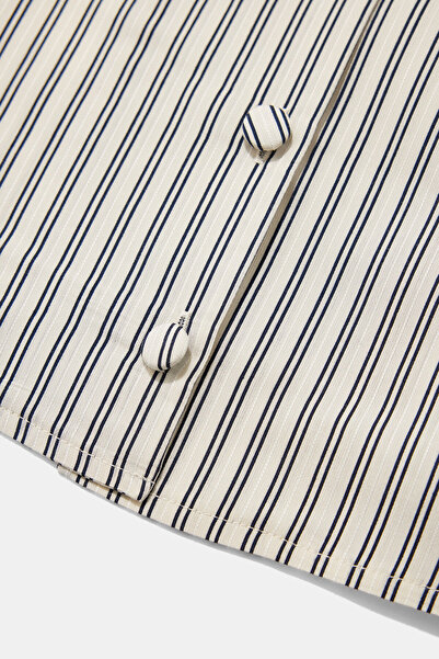 W Collection Black and white striped blouse