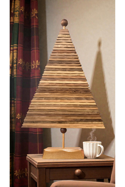 AsilAksesuar Doğal Ceviz Ağaç Ahşap Şekil Verilebilir Çok Renkli Ev Ofis Cafe...