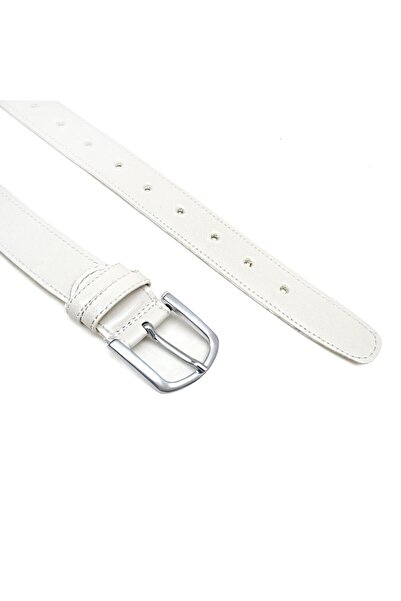 Rakerplus White Patent Leather 3.5 cm (85-110cm) Boy's Classic Belt